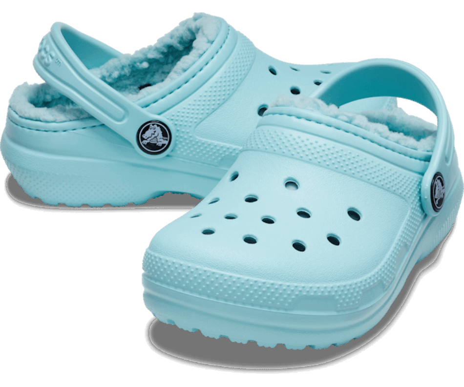Crocs Kids' Classic Lined Clog Pure Water