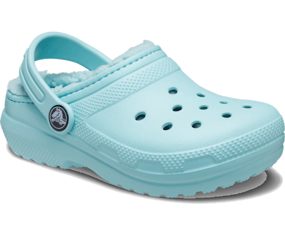 Crocs Kids' Classic Lined Clog Pure Water