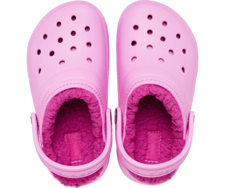 Crocs Kids' Classic Lined Clog Taffy Pink
