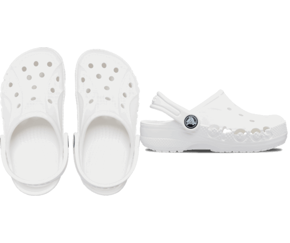 Crocs Kids' Baya Clog White