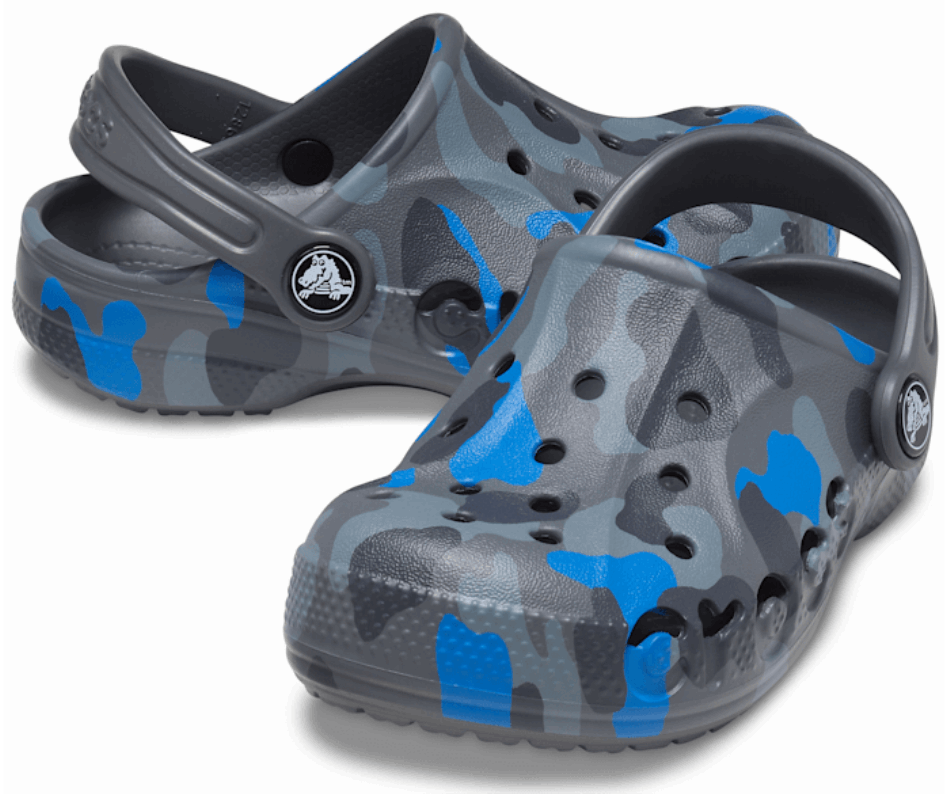Crocs Kids' Baya Graphic Clog Slate Grey