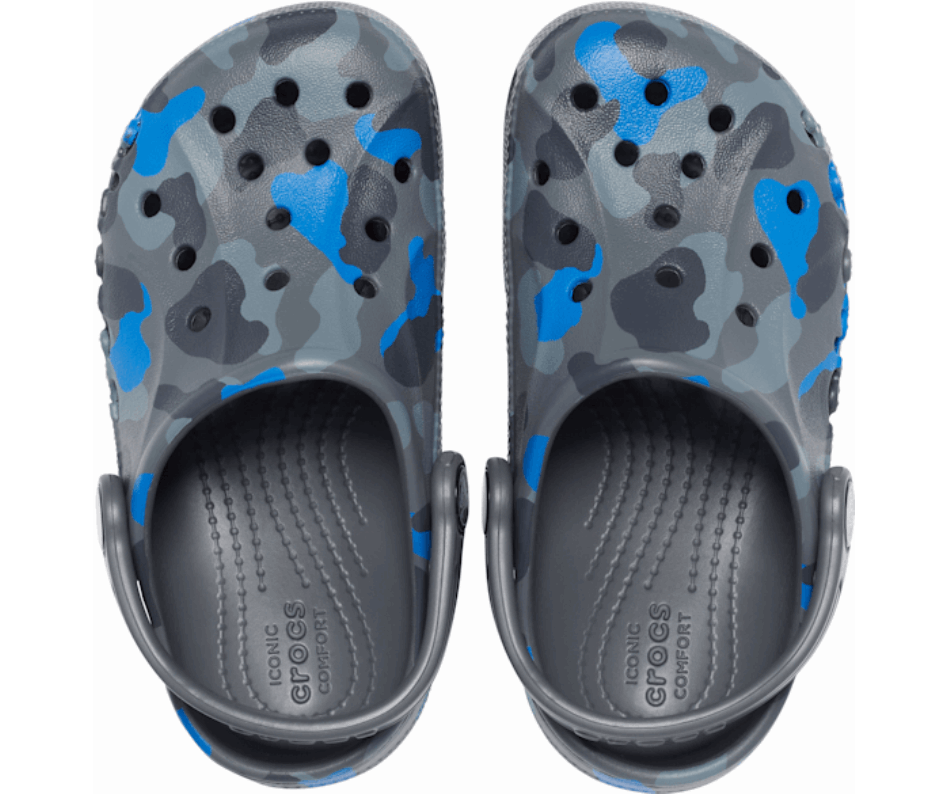 Crocs Kids' Baya Graphic Clog Slate Grey