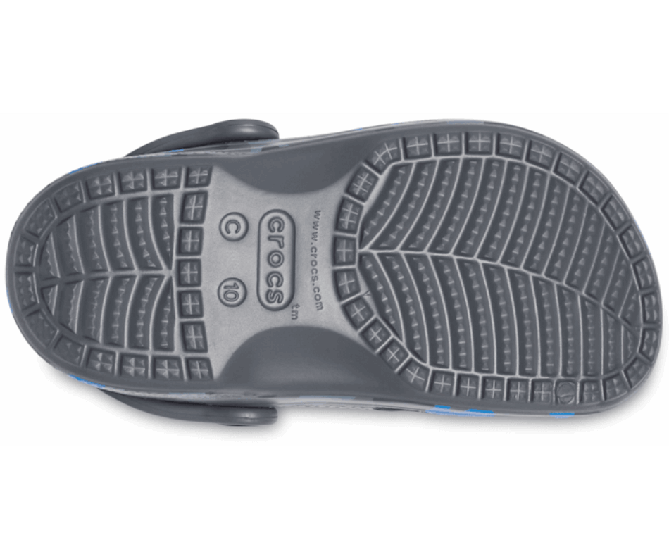 Crocs Kids' Baya Graphic Clog Slate Grey