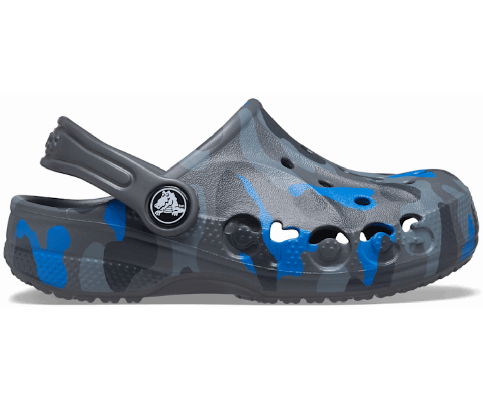 Crocs Kids' Baya Graphic Clog Slate Grey
