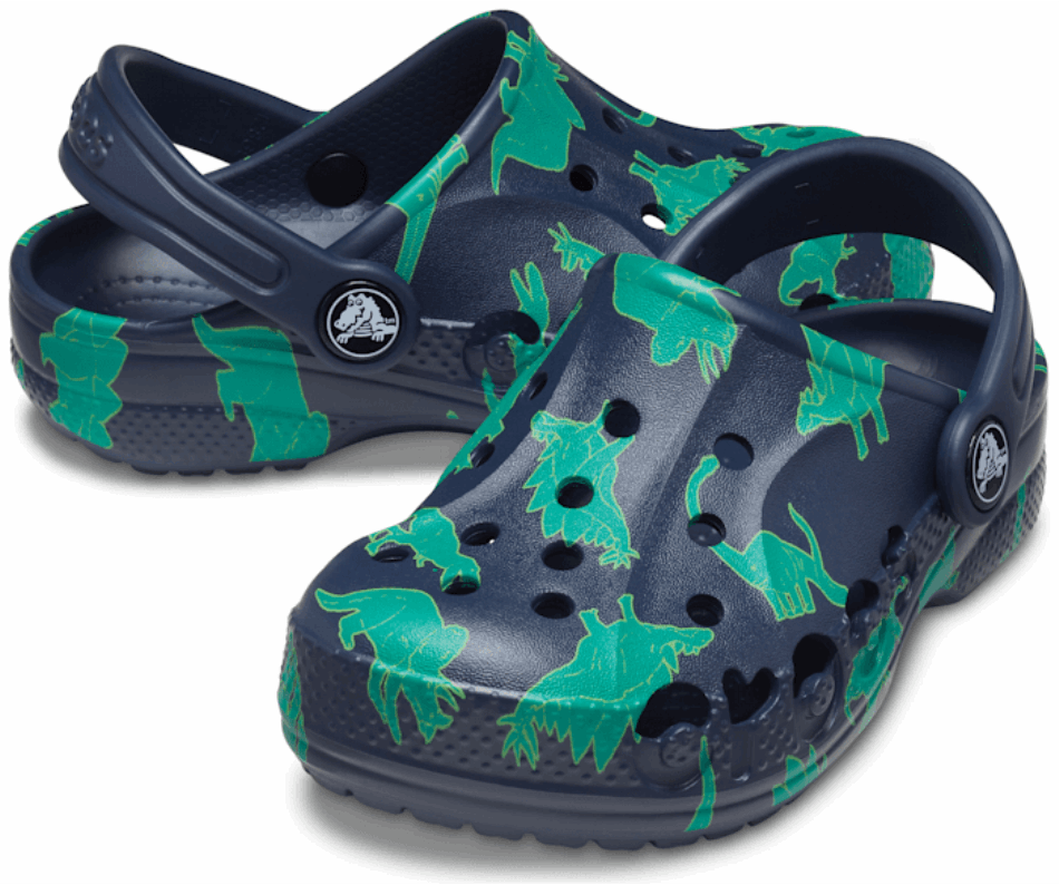 Crocs Kids' Baya Graphic Clog Navy-Multi
