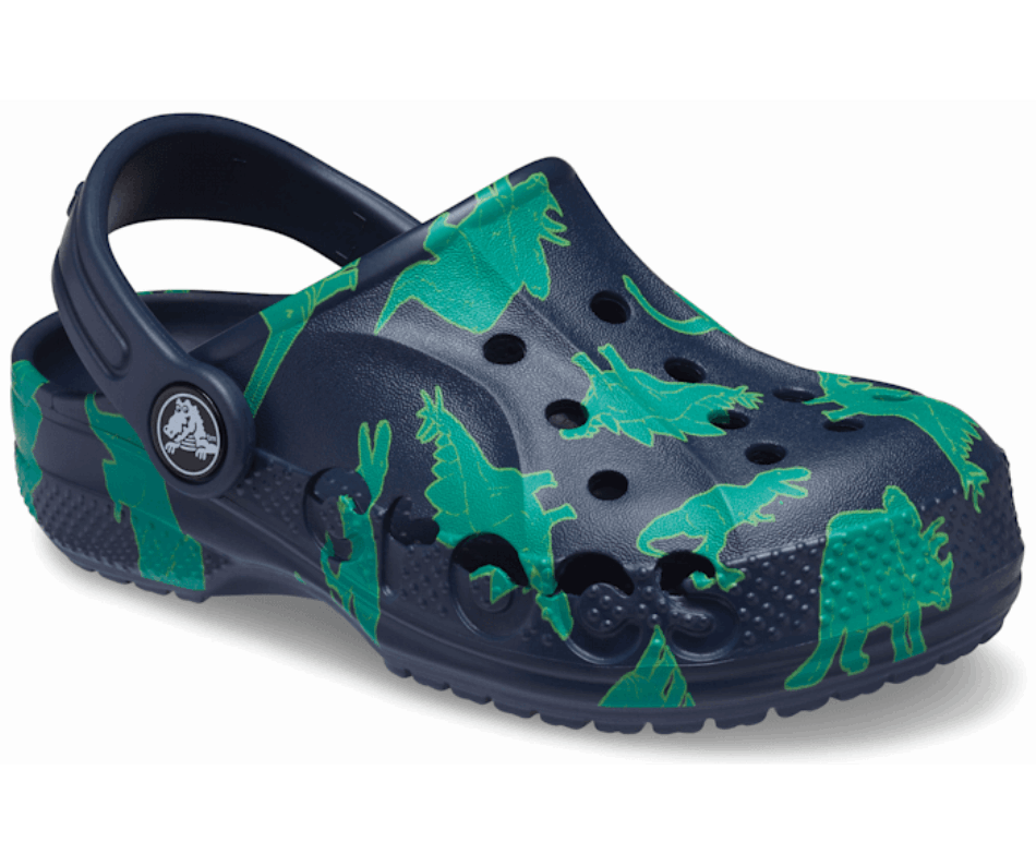 Crocs Kids' Baya Graphic Clog Navy-Multi