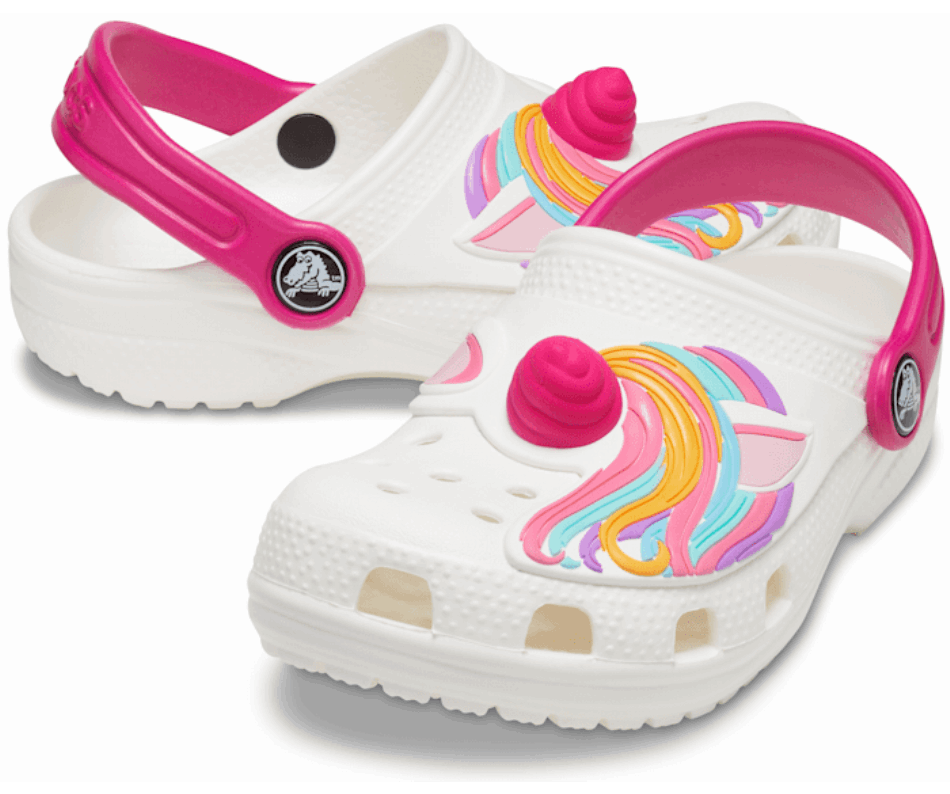 Crocs Kids'  Fun Lab Classic I AM Unicorn Clog White
