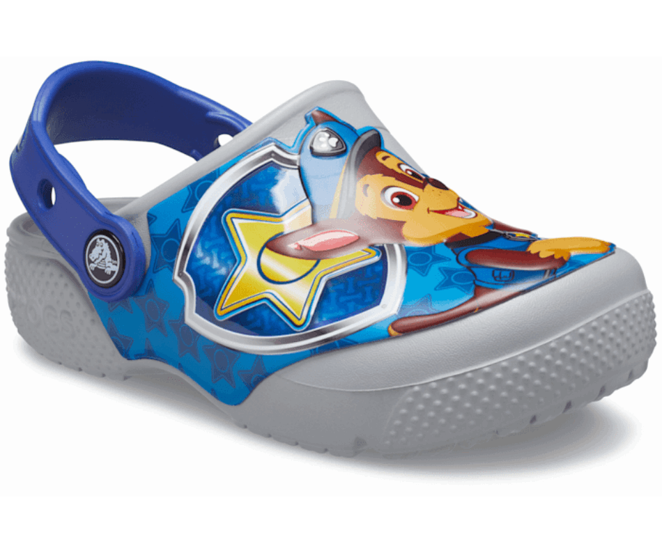 Crocs Kids' Fun Lab Paw Patrol Patch Clog Light Grey