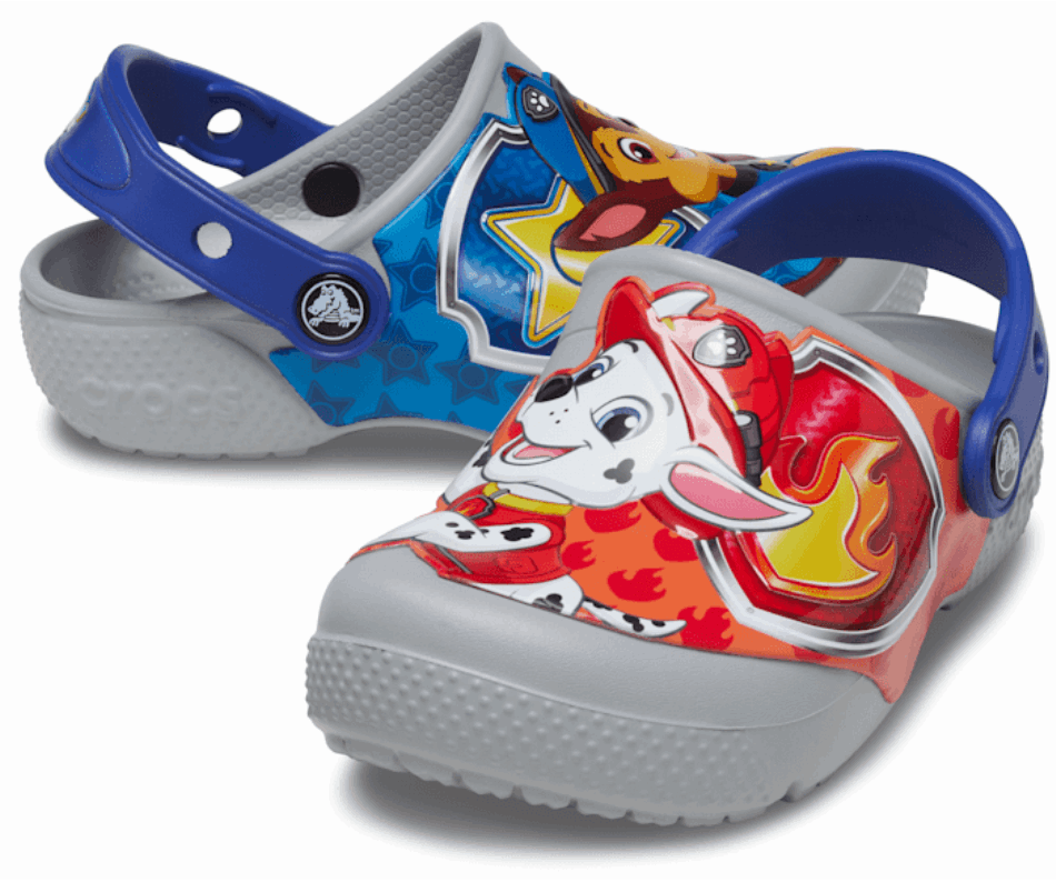 Crocs Kids'  Fun Lab Paw Patrol  Patch Clog Light Grey