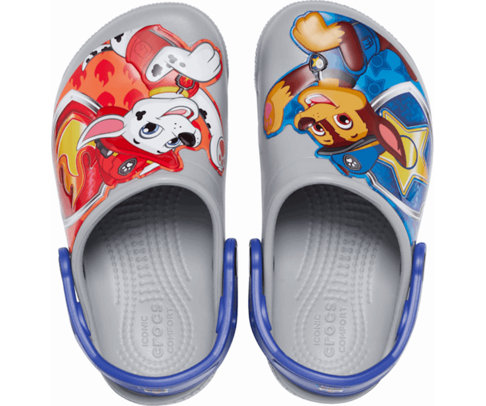 Crocs Kids'  Fun Lab Paw Patrol  Patch Clog Light Grey