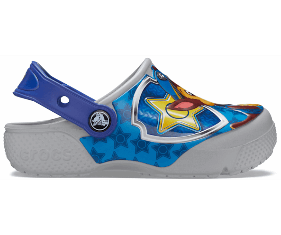 Crocs Kids'  Fun Lab Paw Patrol  Patch Clog Light Grey