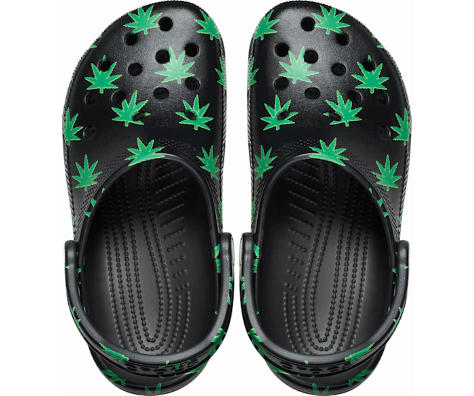 Crocs Classic Hemp Leaf Clog Black