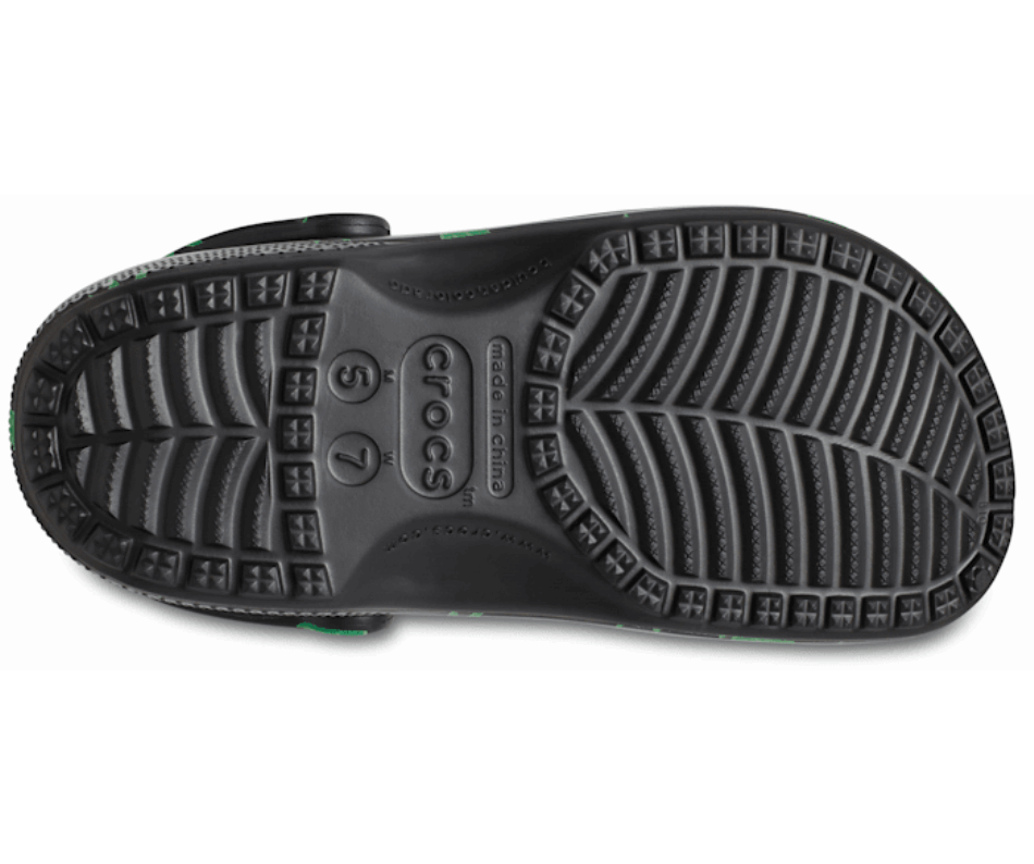 Crocs Classic Hemp Leaf Clog Black