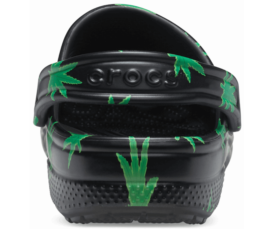 Crocs Classic Hemp Leaf Clog Black