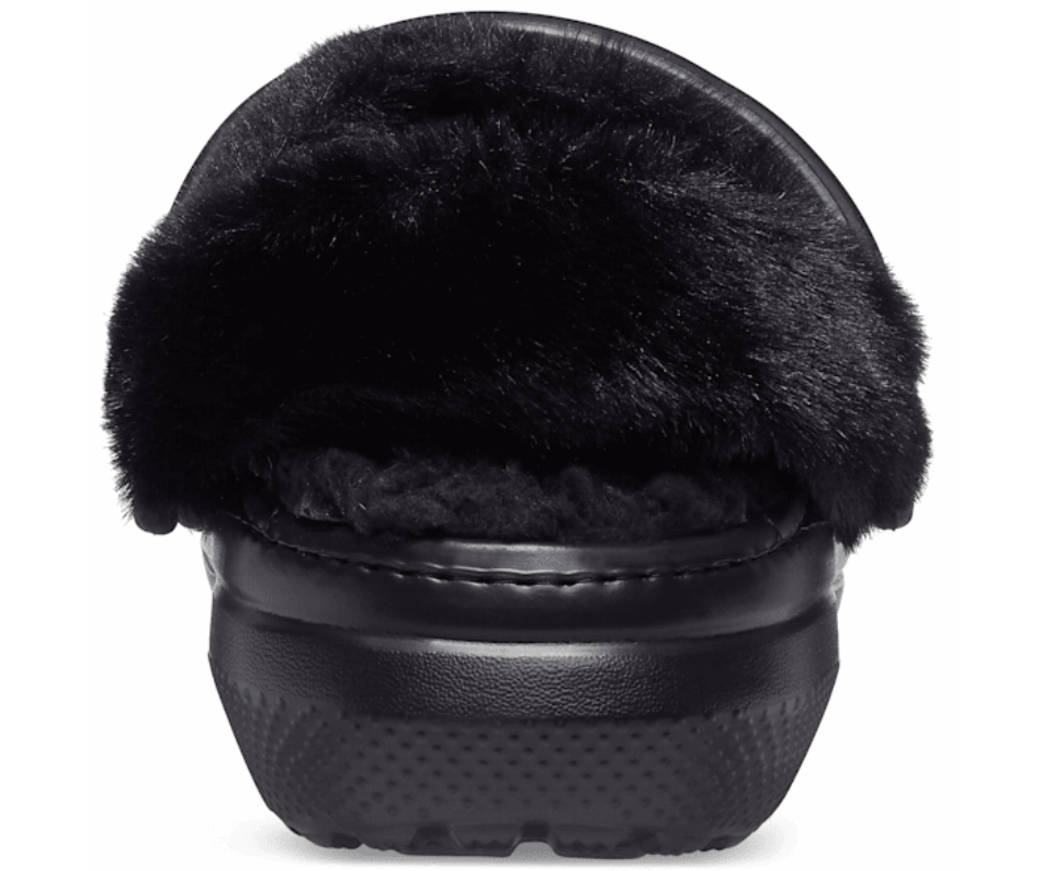 Crocs Classic Fur Sure Black