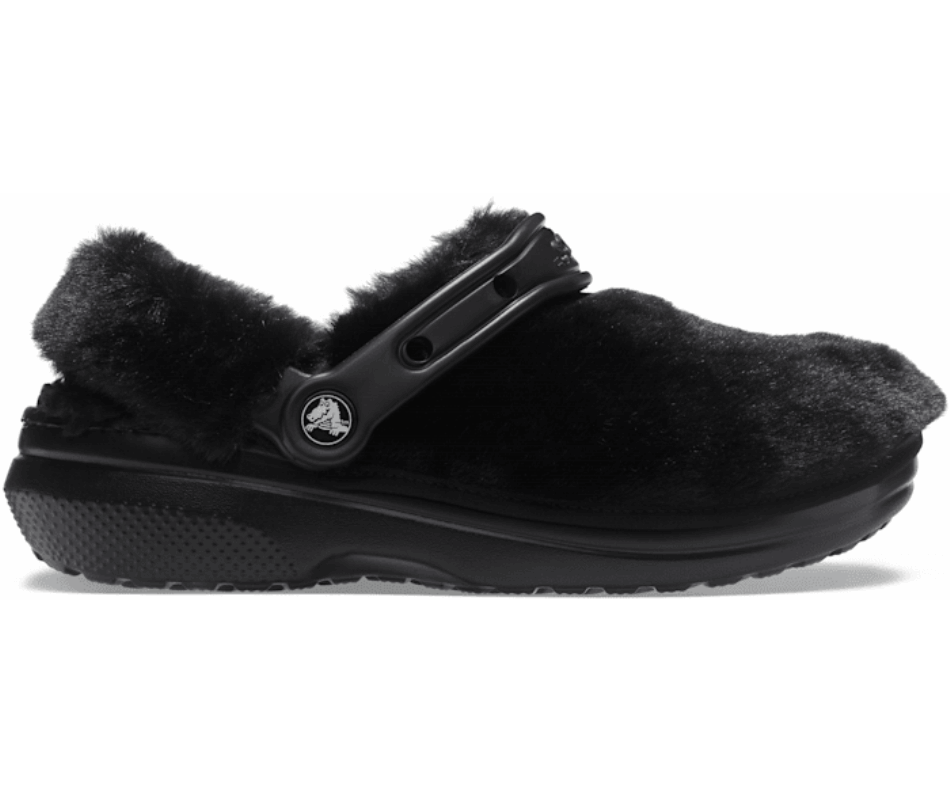 Crocs Classic Fur Sure Black