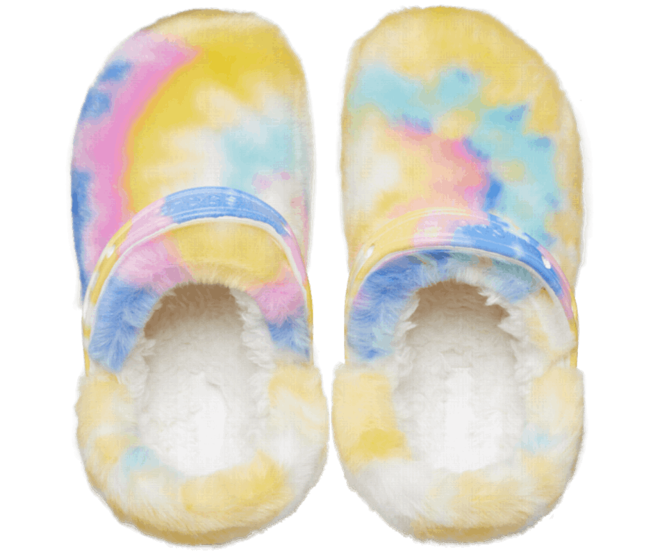 Crocs Classic Fur Sure White-Multi