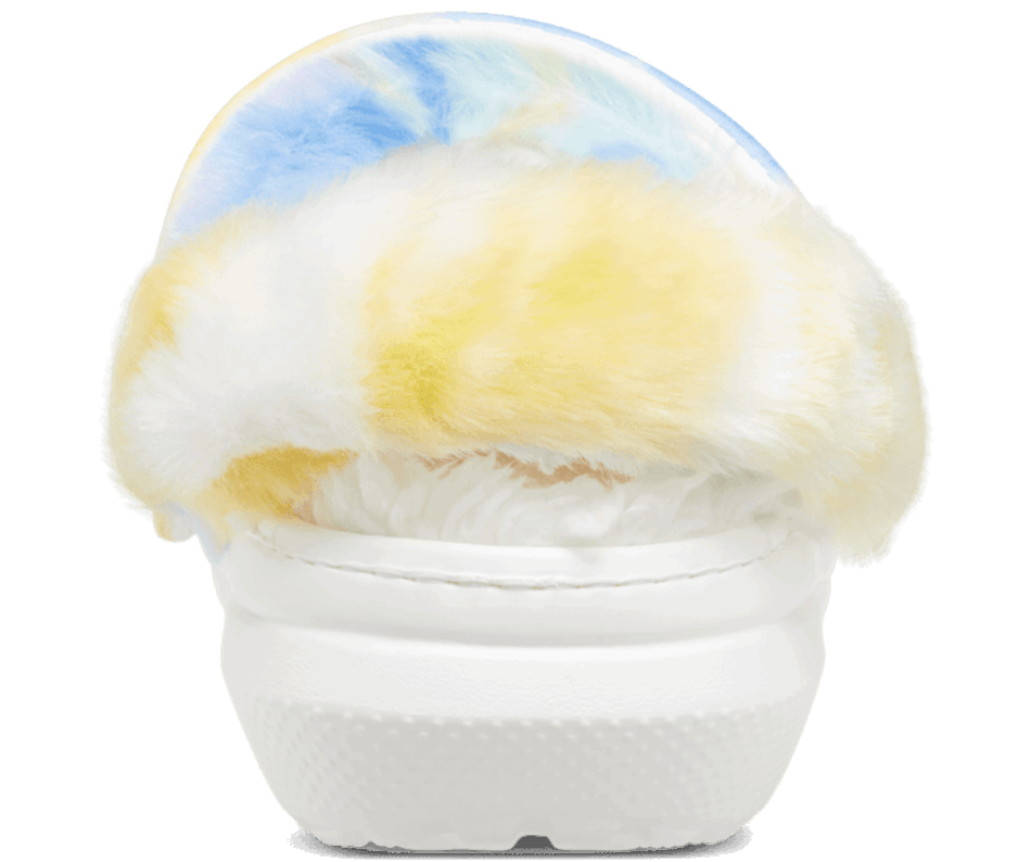 Crocs Classic Fur Sure White-Multi