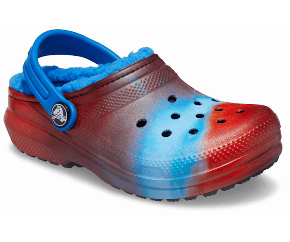 Crocs Kids' Classic Lined Out of This World Clog Bright Cobalt