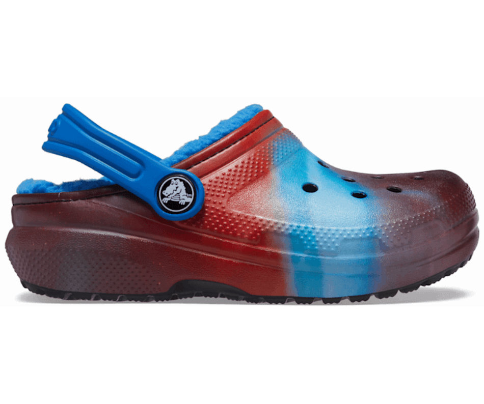 Crocs Kids' Classic Lined Out of This World Clog Bright Cobalt