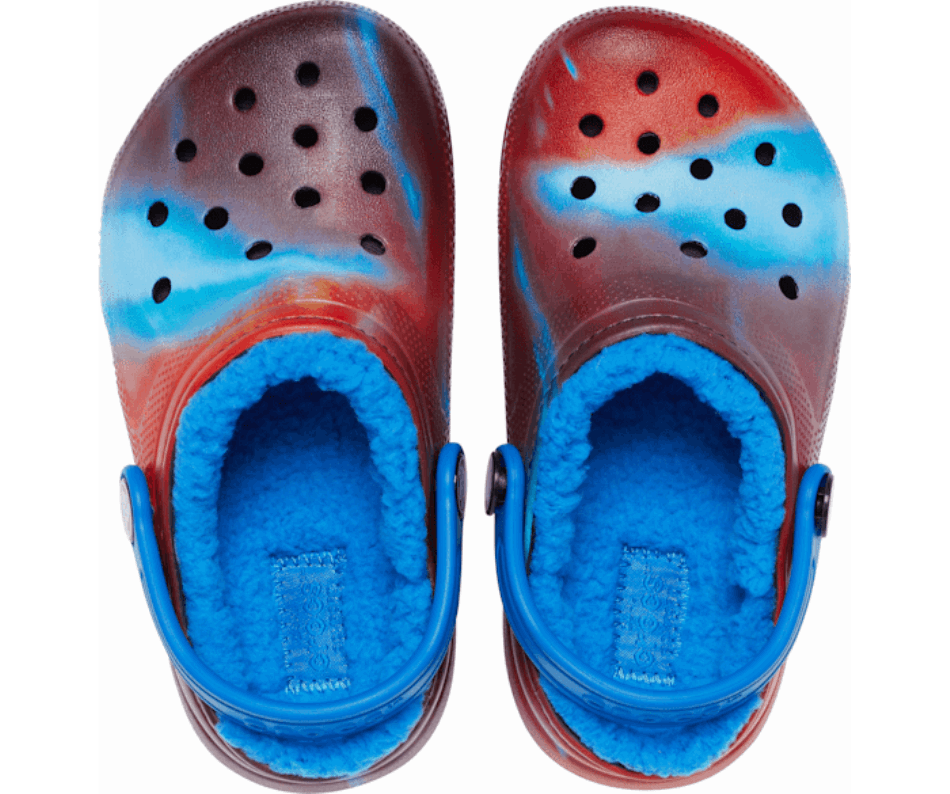 Crocs Kids' Classic Lined Out of This World Clog Bright Cobalt