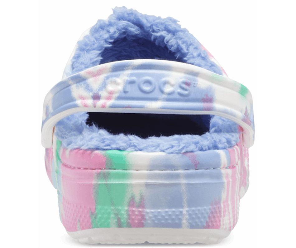 Crocs Baya Lined Tie-Dye Graphic Clog Pink Lemonade-Multi