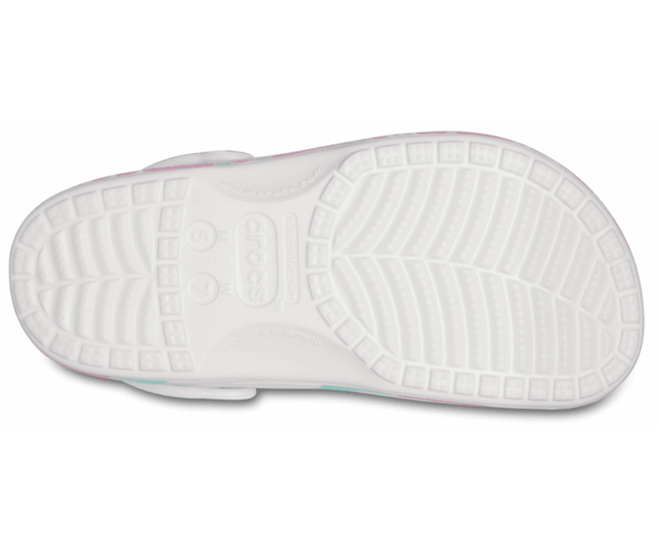 Crocs Baya Lined Tie-Dye Graphic Clog Pink Lemonade-Multi