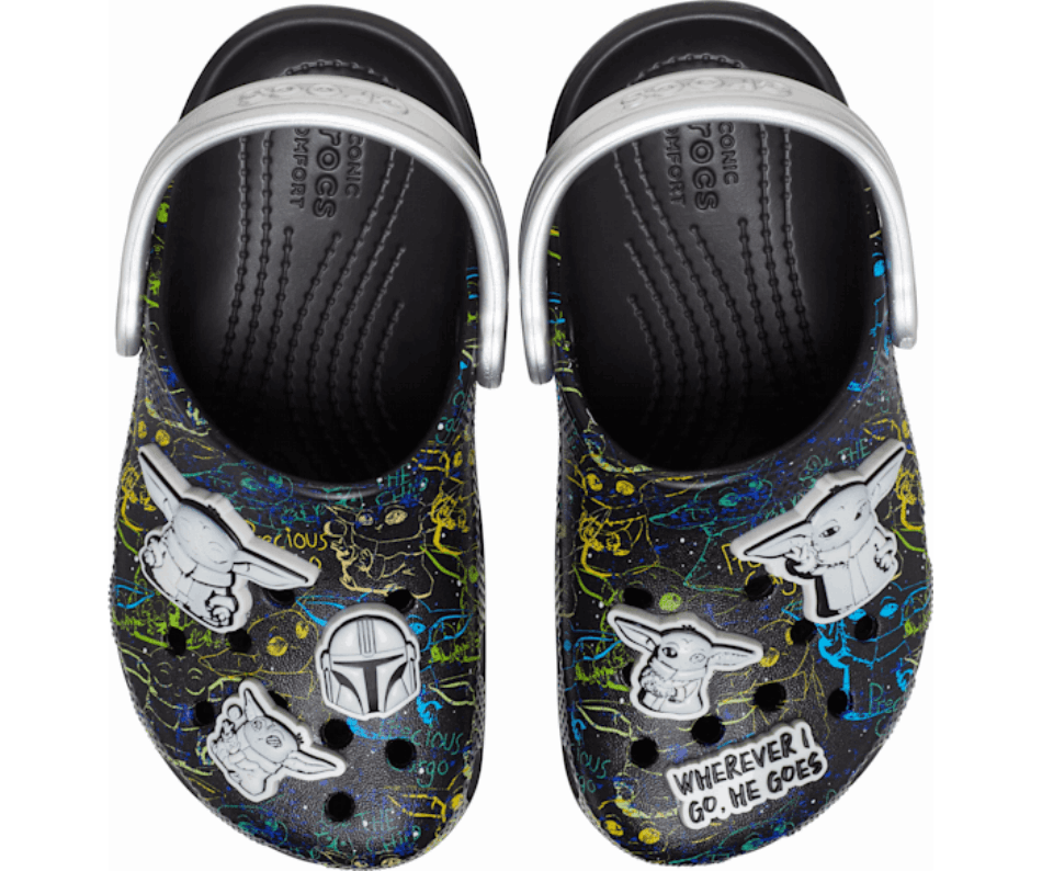 Crocs Kids' Classic Grogu Clog Black