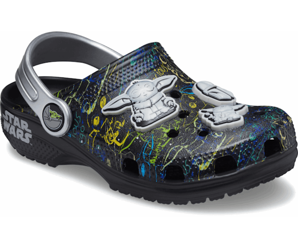 Crocs Kids' Classic Grogu Clog Black