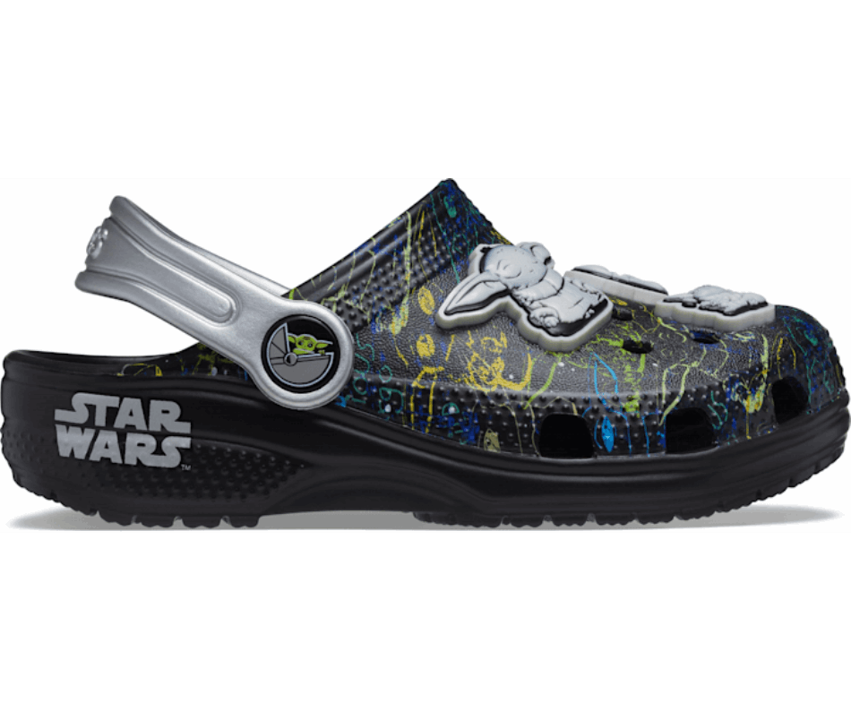 Crocs Kids' Classic Grogu Clog Black