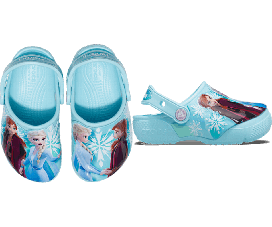 Crocs Kids' Fun Lab Disney Frozen II Clog Ice Blue