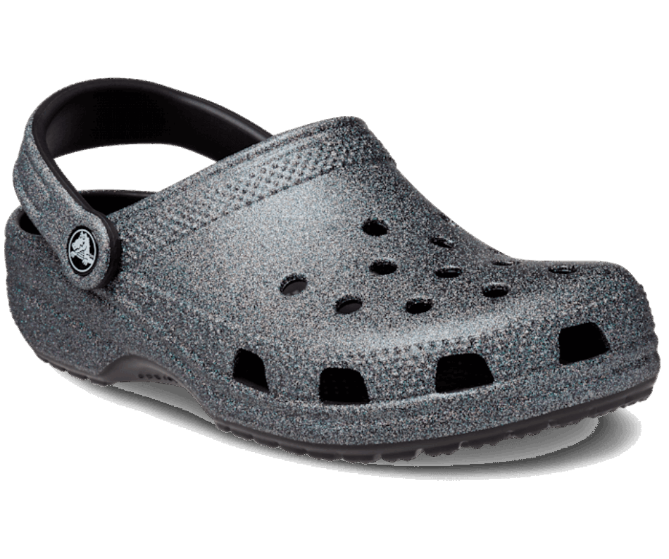 Crocs Classic Glitter Clog Black