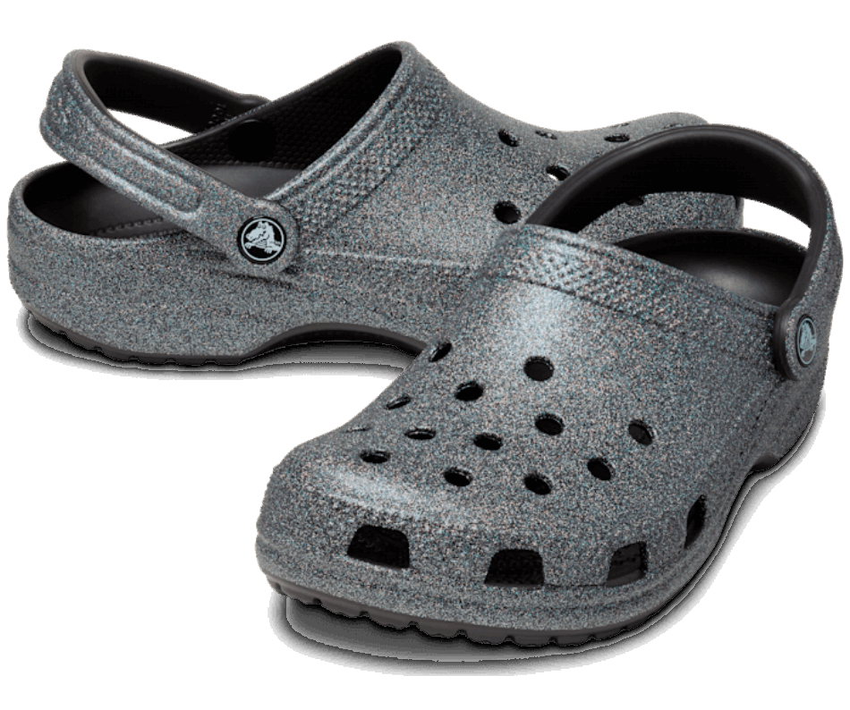 Crocs Classic Glitter Clog Black