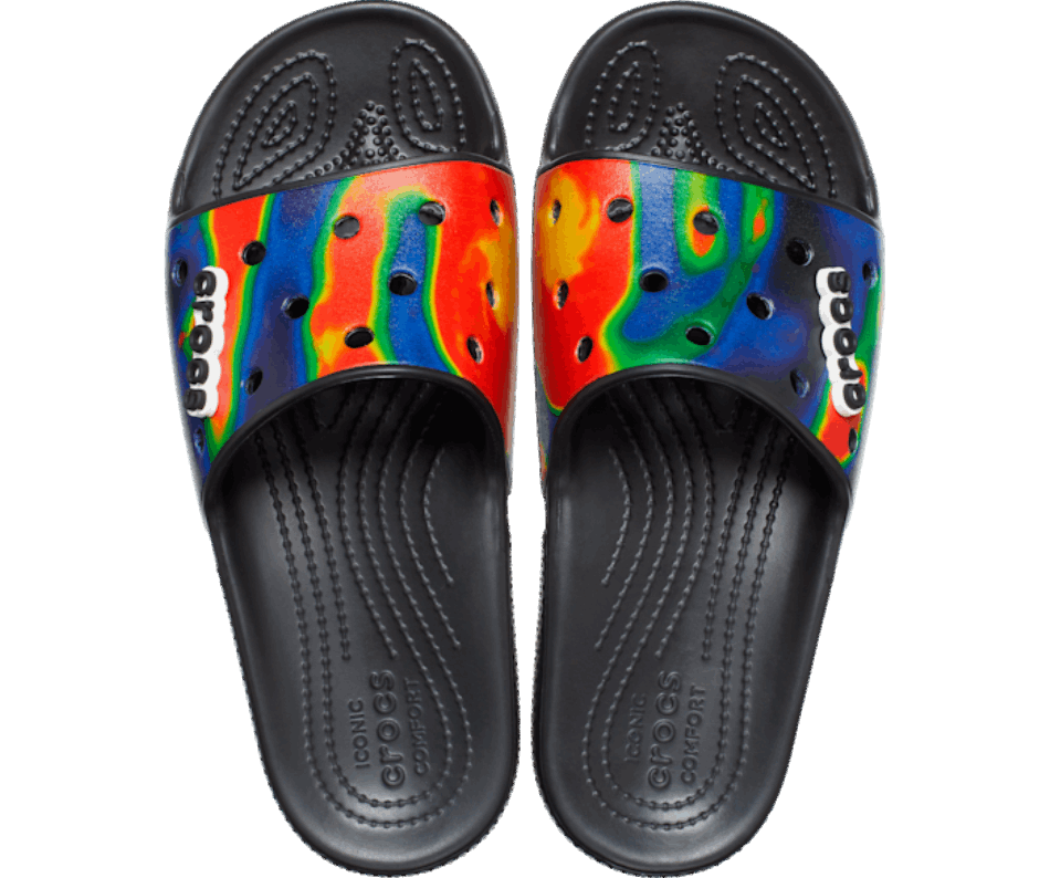 Crocs Classic  Solarized Slide Black-Navy