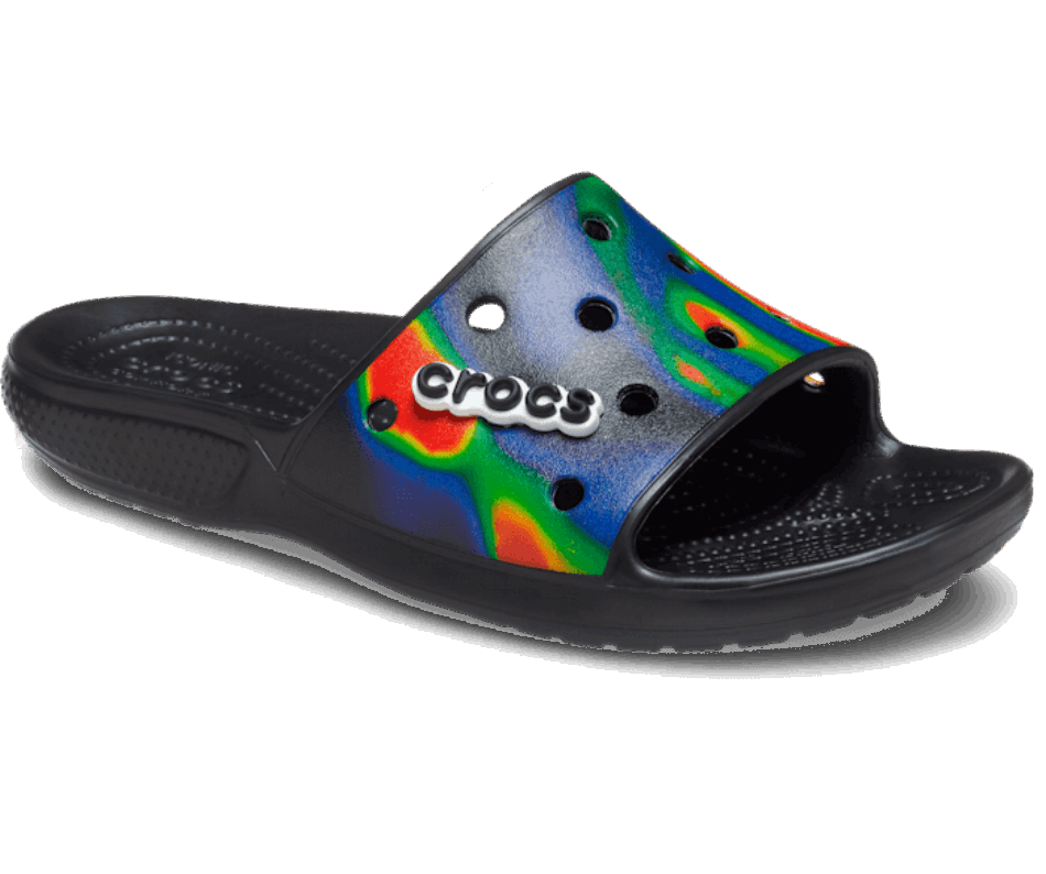 Crocs Classic  Solarized Slide Black-Navy