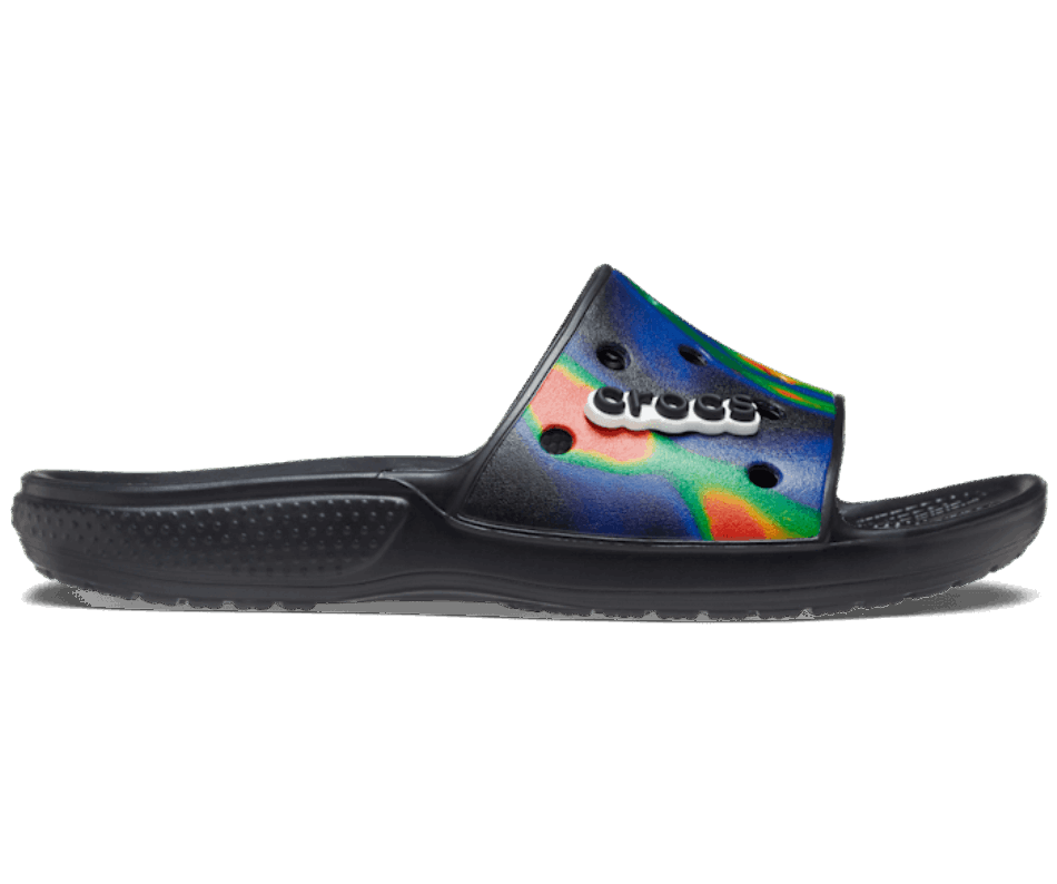 Crocs Classic  Solarized Slide Black-Navy