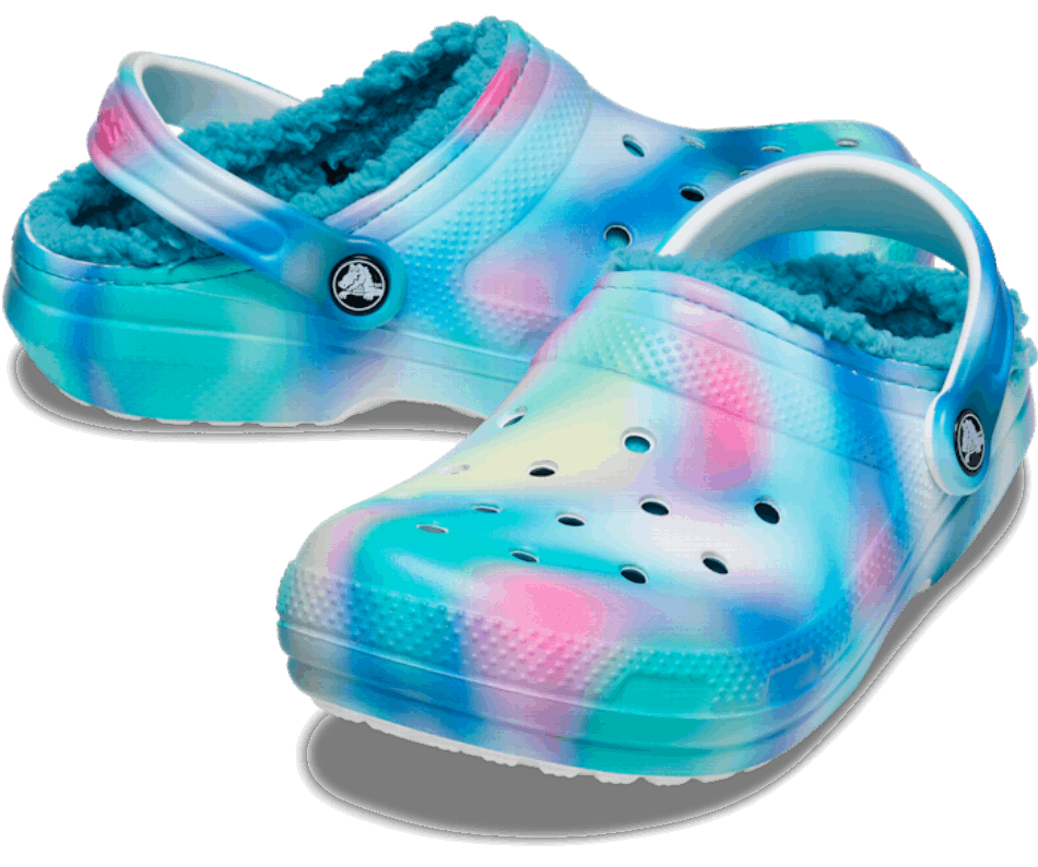 Crocs Classic Lined Solarized Clog Pure Water-Multi