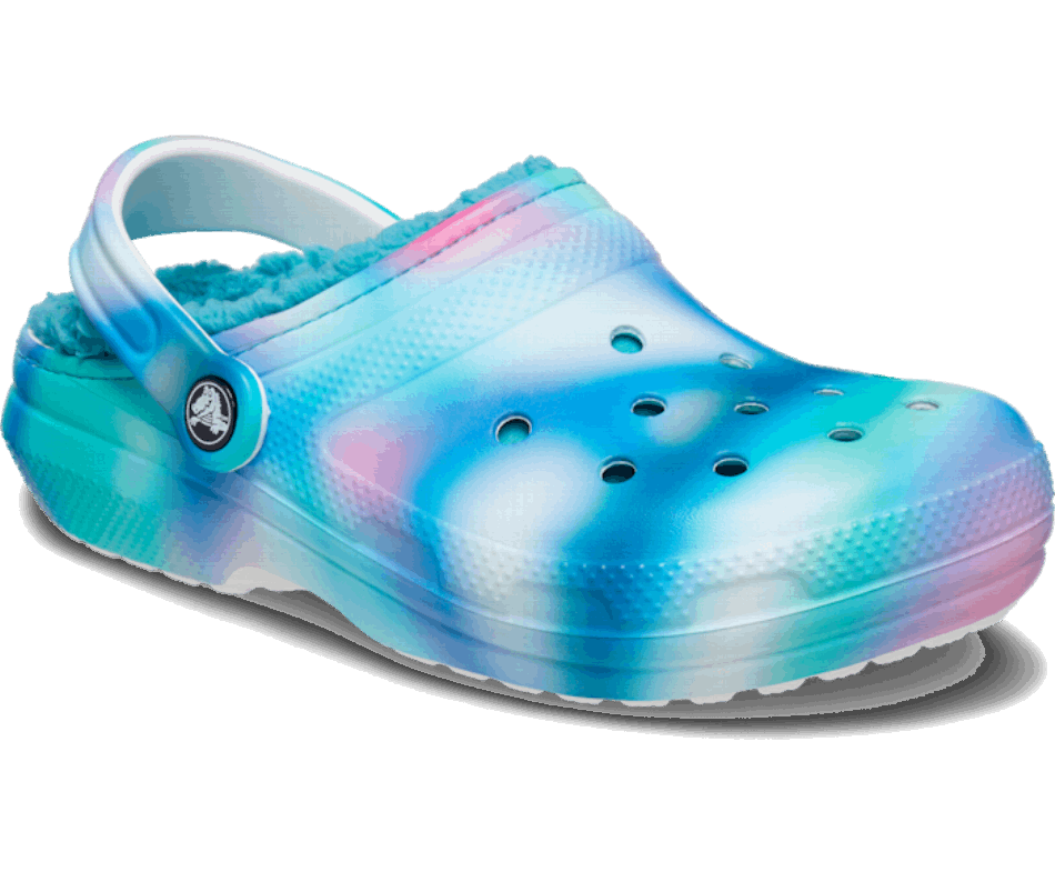 Crocs Classic Lined Solarized Clog Pure Water-Multi