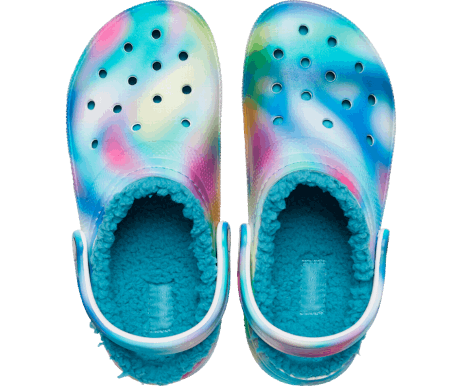 Crocs Classic Lined Solarized Clog Pure Water-Multi