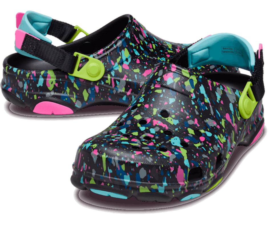 Crocs Classic All-Terrain Terrazzo Clog Black-Multi