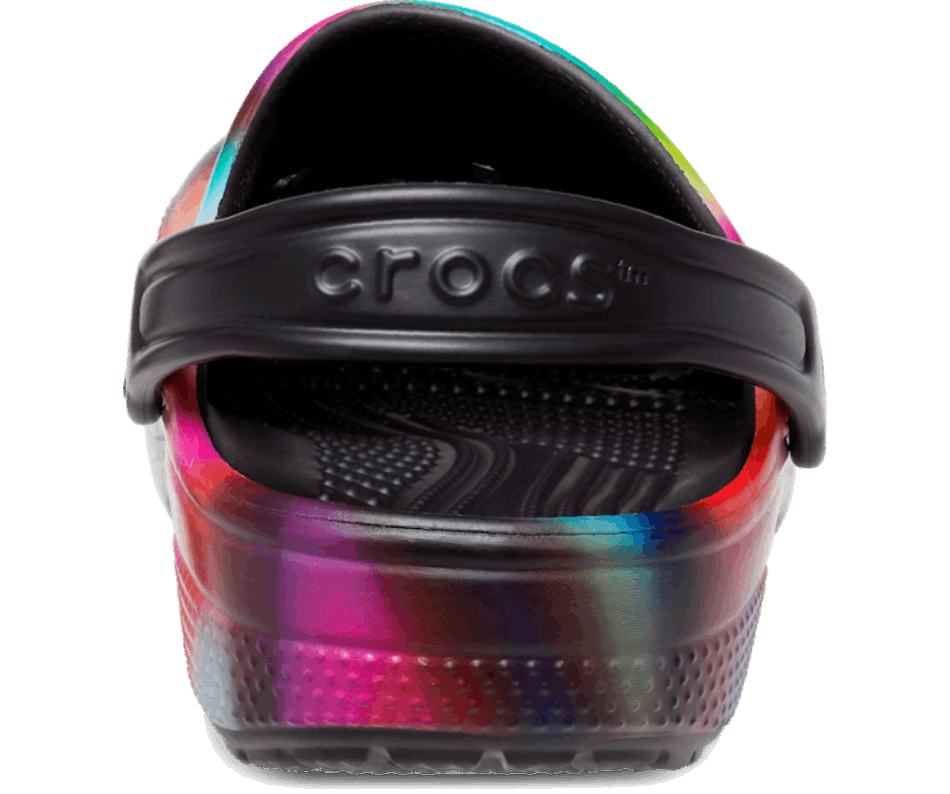 Crocs Kids’Classic Solarized Clog Black-Multi