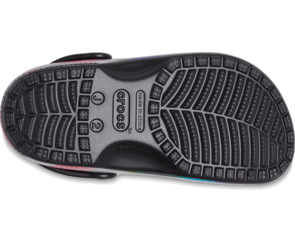 Crocs Kids’Classic Solarized Clog Black-Multi
