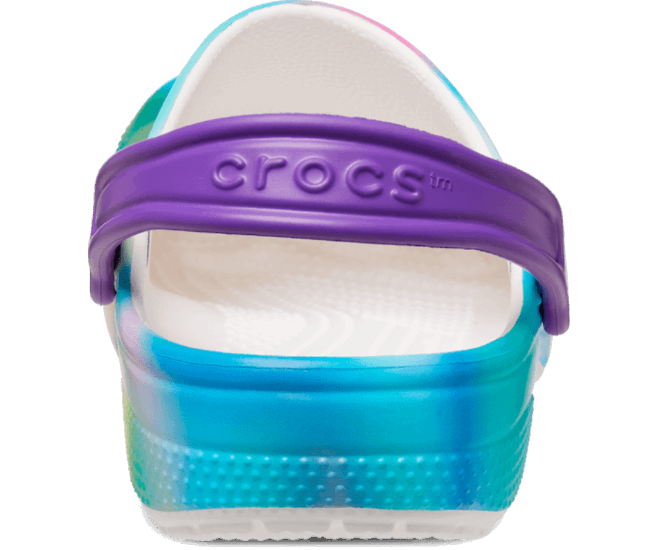 Crocs Kids’Classic Solarized Clog White-Multi