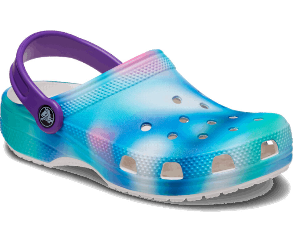 Crocs Kids’Classic Solarized Clog White-Multi