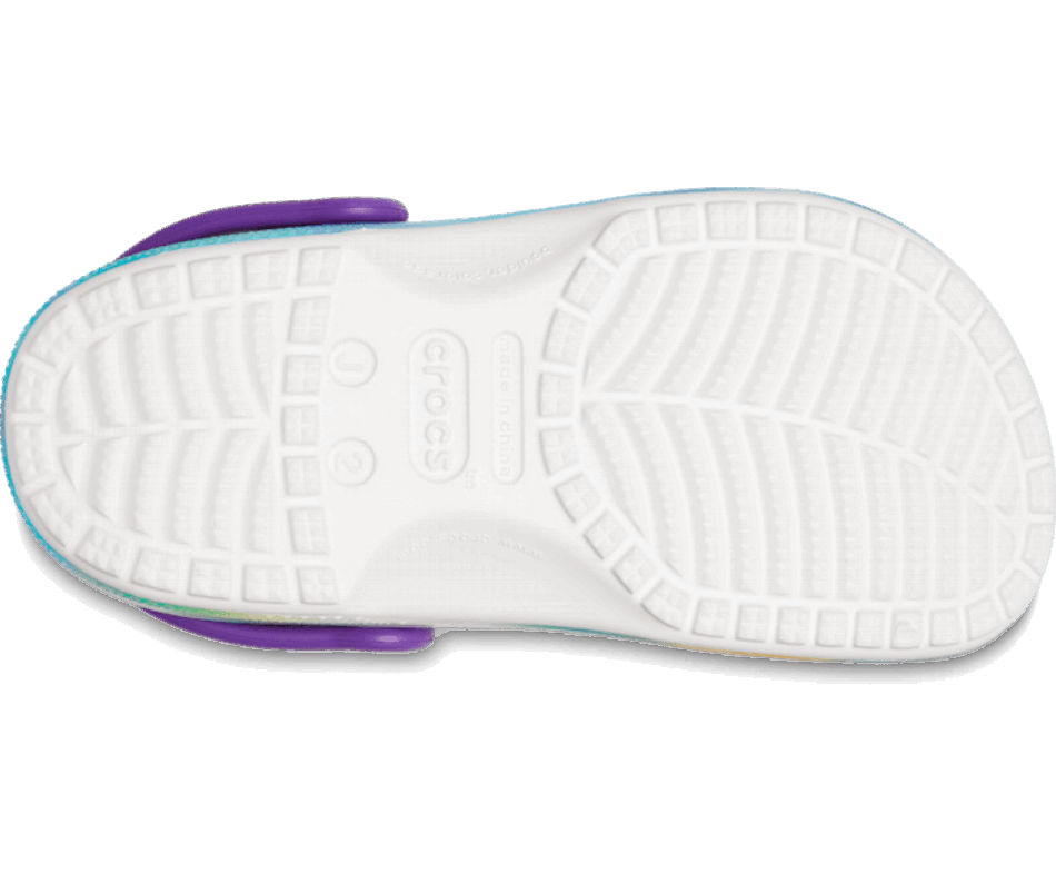 Crocs Kids’Classic Solarized Clog White-Multi