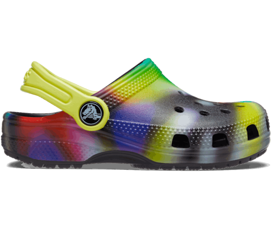 Crocs Toddlers’Classic Solarized Clog Black-Multi