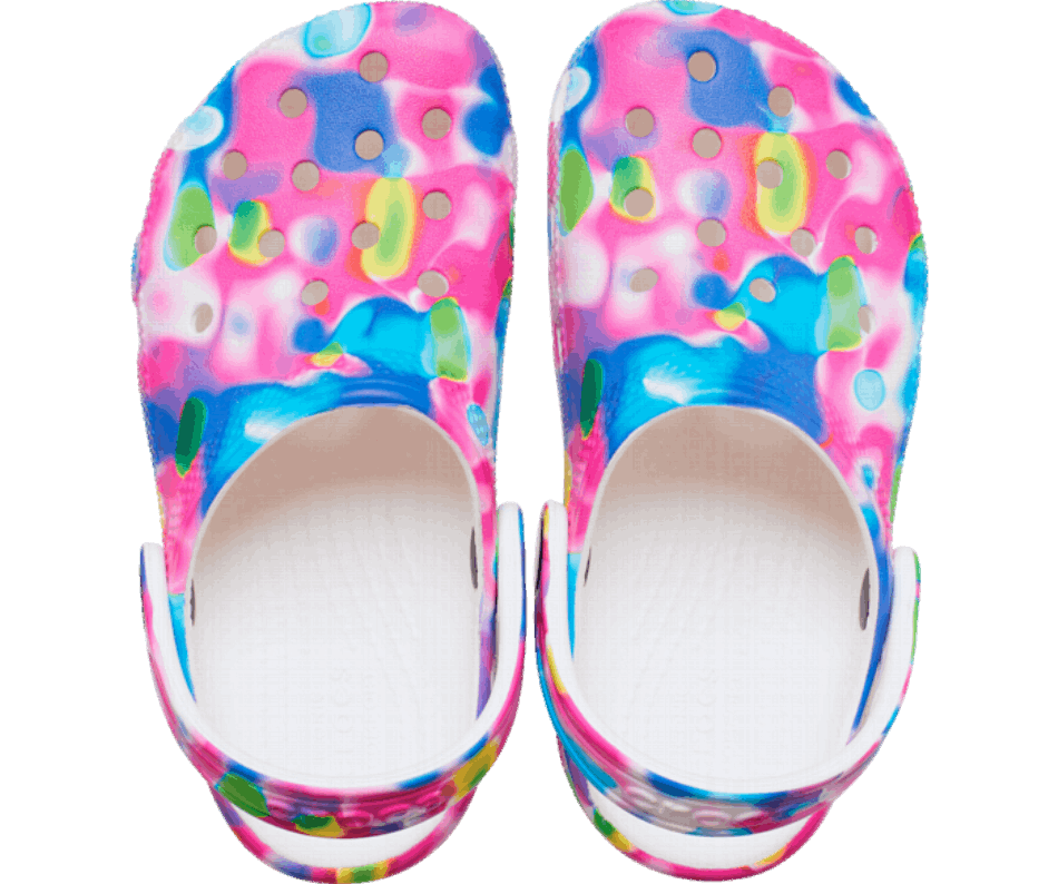 Crocs Toddlers’Classic Solarized Clog Pink-White