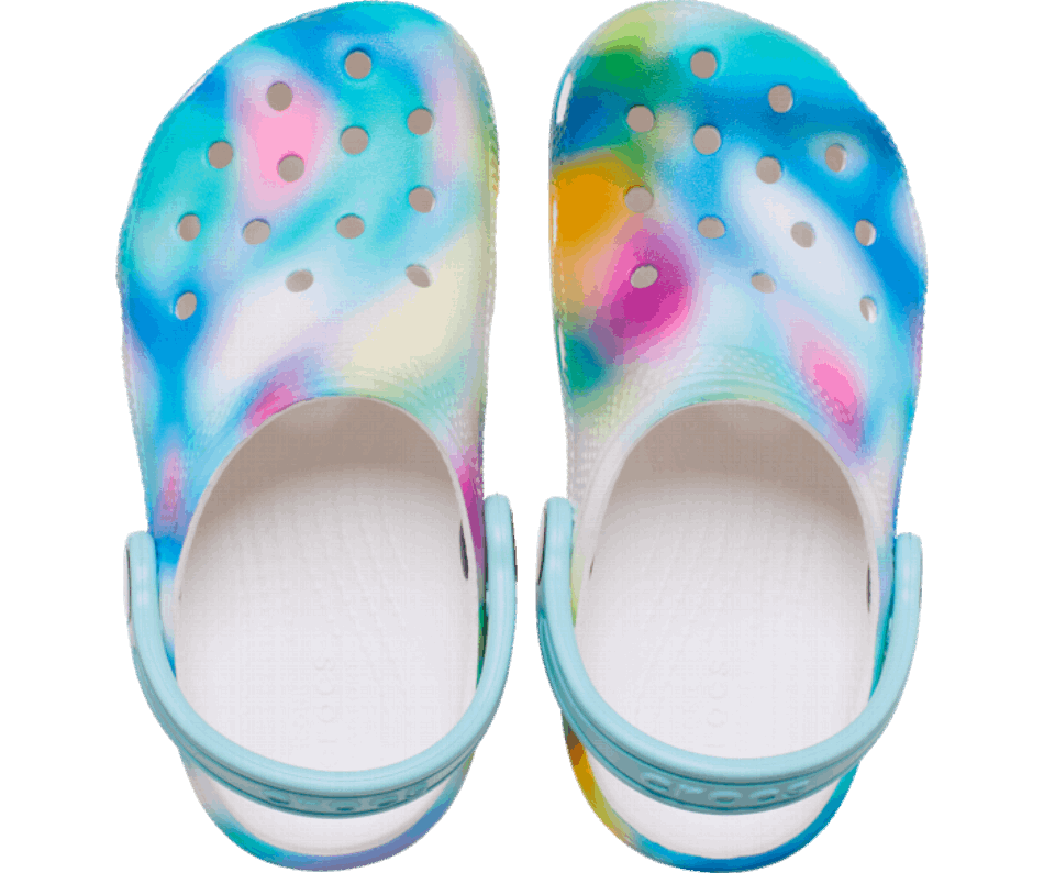 Crocs Toddlers’Classic Solarized Clog White-Multi