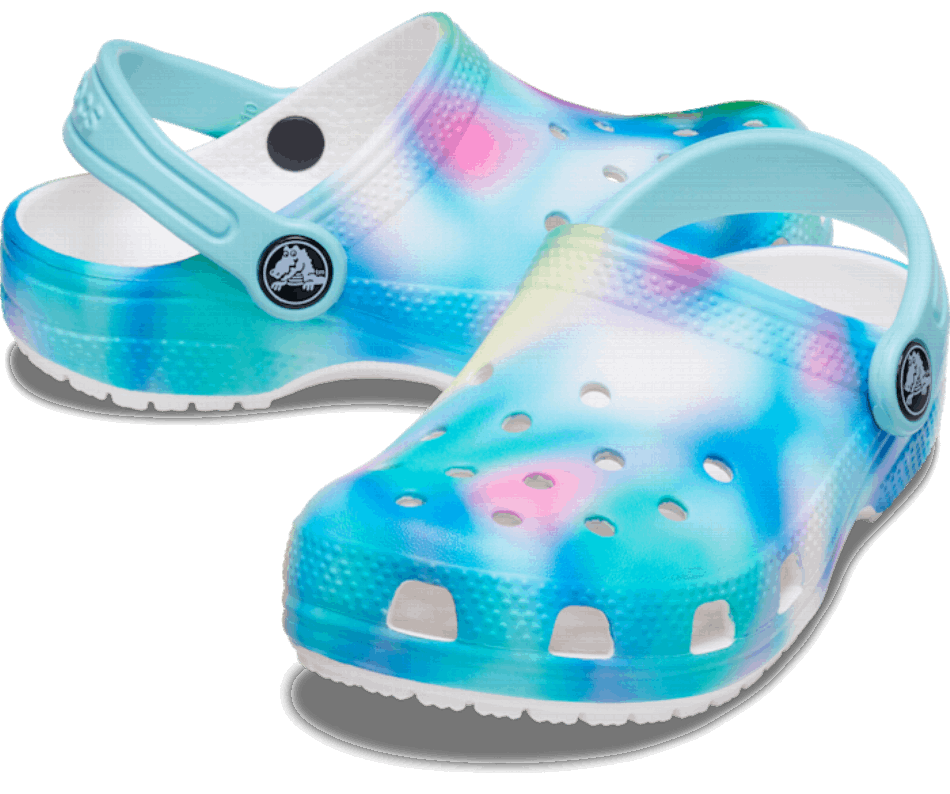 Crocs Toddlers’Classic Solarized Clog White-Multi
