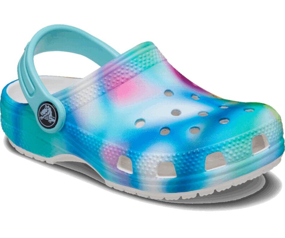 Crocs Toddlers’Classic Solarized Clog White-Multi
